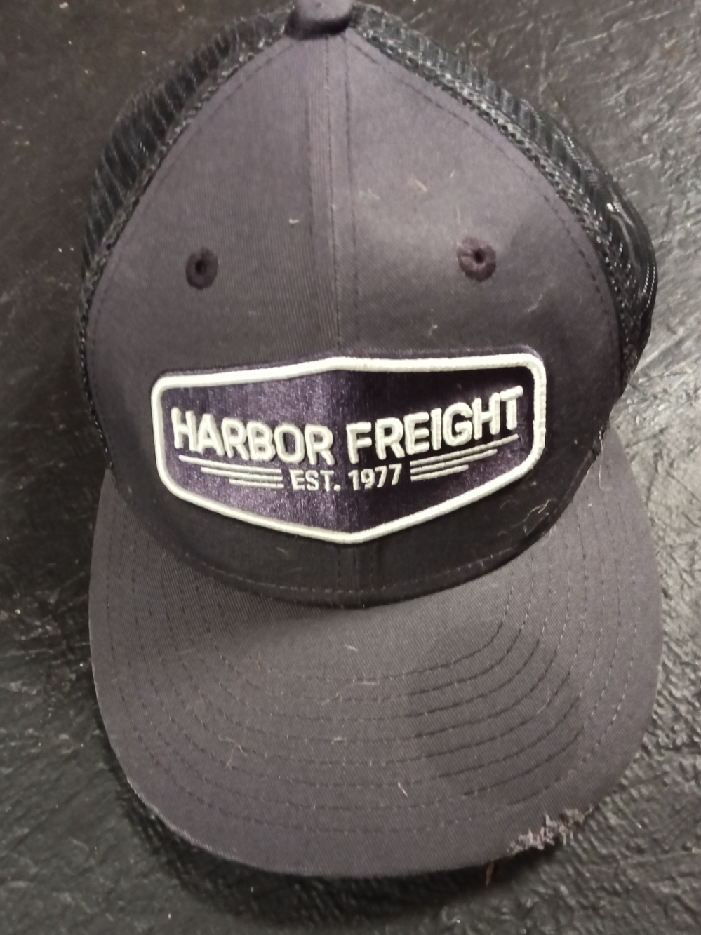 Men's Black Harbor Freight Trucker Hath